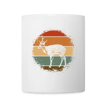Chevreuil - Mug blanc - blanc - Devant