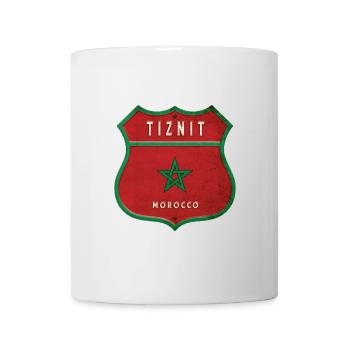 Tiznit Marokko Wappen Flaggen Design - Tasse - Weiß - Vorne