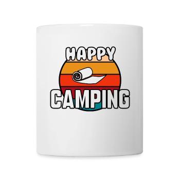 Viel Spaß beim Campen - Tasse - Weiß - Vorne