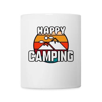 Viel Spaß beim Campen - Tasse - Weiß - Vorne