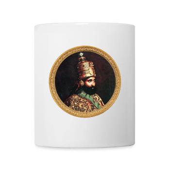 Haile Selassie HIM Jah Rastafari Rasta Royal Roots - Mug - white - Front