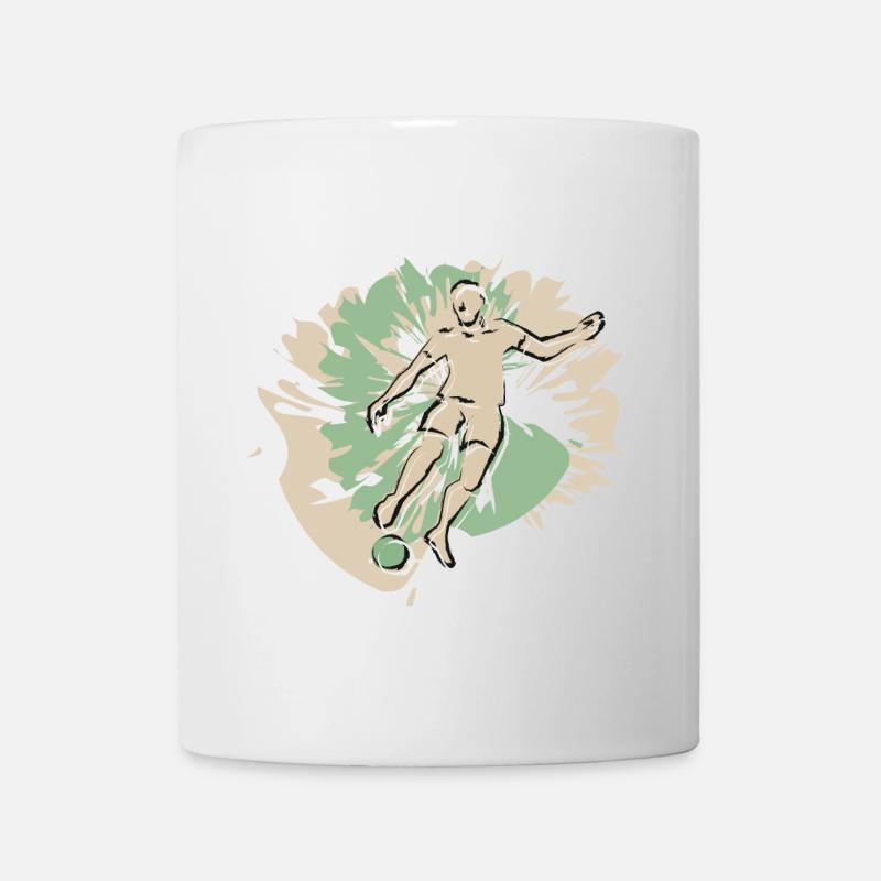 Cooles Design für Kicker - Tasse - Weiß