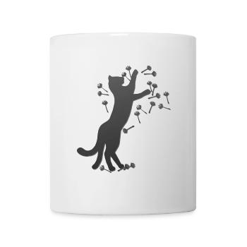 Nekomata Löwenzahnsamen dunkel, kätzchen - Tasse - Weiß - Vorne