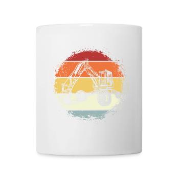 Excavator - Mug - white - Front