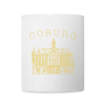 Coburg, Hôtel de ville historique, Bavière, Allemagne - Mug blanc - blanc - Devant