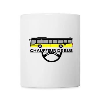 Chauffeur de bus - Mug blanc - blanc - Devant