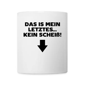 Schwanger Statement Schwangerschaft Babybauch - Tasse - Weiß - Vorne