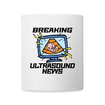 Bébé Ventre Grossesse Grossesse Statemnet Bébé - Mug blanc - blanc - Devant