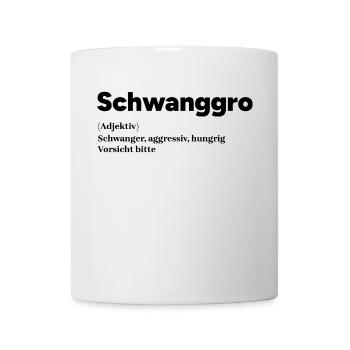 Schwangerschaft Schwanger Mutter Statement Eltern - Tasse - Weiß - Vorne