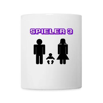 Déclaration des parents enceintes Famille Bonheur Bébé - Mug blanc - blanc - Devant