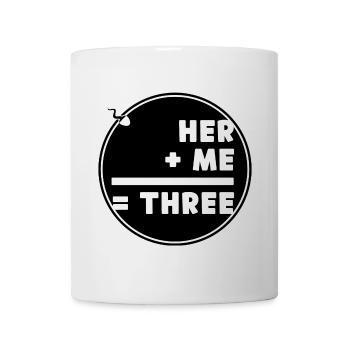 Parent Famille Bonheur Enceinte Déclaration Bébé - Mug blanc - blanc - Devant