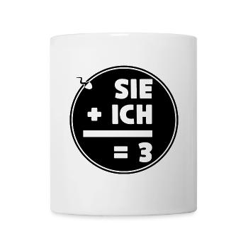 Familienglück Schwanger Papa Eltern Baby Statement - Tasse - Weiß - Vorne