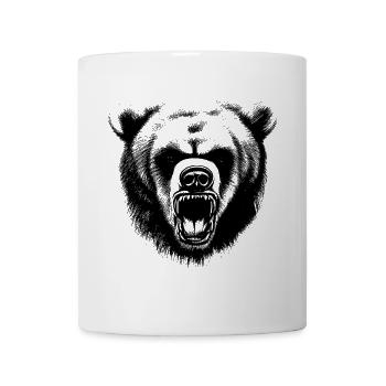 Bear Head - Mug - white - Front