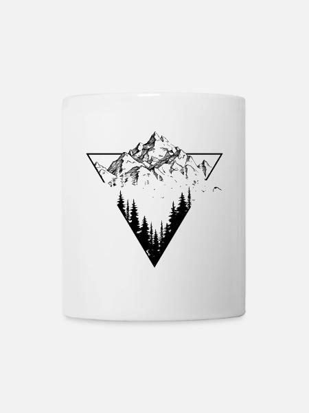 Berg - Tasse - Weiß