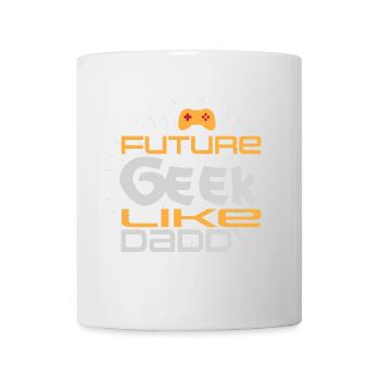 Zukünftiger Geek wie Papa - Tasse - Weiß - Vorne