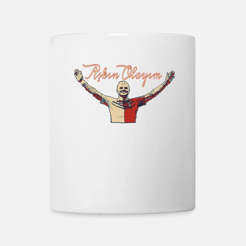 Mauro Icardi Aşkın olayım Style rétro - Mug blanc - blanc