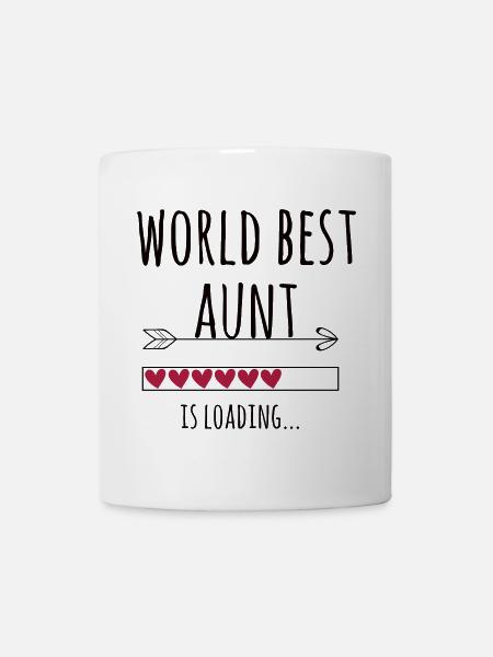 werdende world best Tante Schwangerschaft Geschenk - Tasse - Weiß