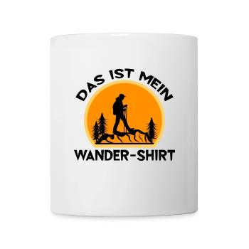 Wandern Wanderer Statement Berggipfel Wanderung - Tasse - Weiß - Vorne