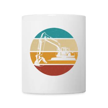 Excavator - Mug - white - Front