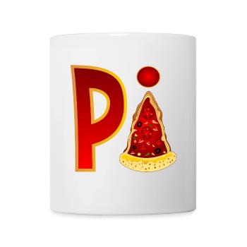 PIZZA MATHEMATICS - PI - Mug - white - Front