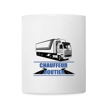 Chauffeur routier - Mug blanc - blanc - Devant