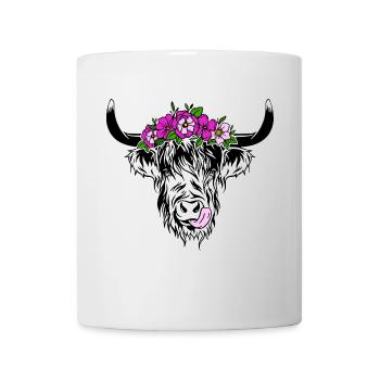 Scottish Highlands Highland Cattle Highland Cow - Mug - white - Front