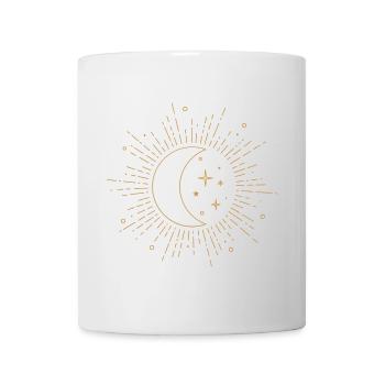 Mond Sternenhimmel - Tasse - Weiß - Vorne