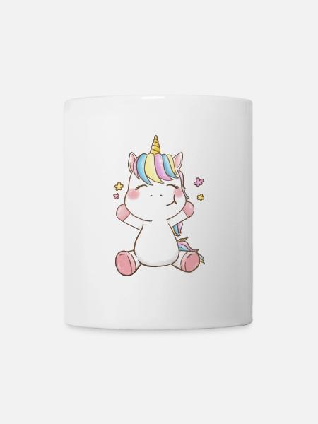 Licorne joyeuse - Mug blanc - blanc