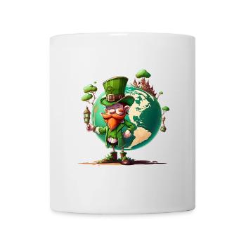 World Happiness Leprechaun - Mug - white - Front