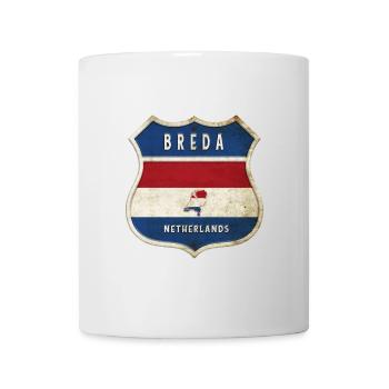 Breda Netherlands coat of arms design - Mug - white - Front