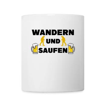 Berggipfel Wandern Wanderer Gipfelkreuz Statement - Tasse - Weiß - Vorne
