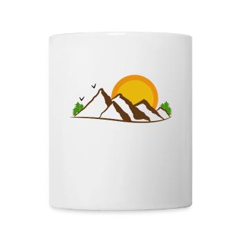 Wandern Naturliebhaber Berge Bergwandern Natur - Tasse - Weiß - Vorne