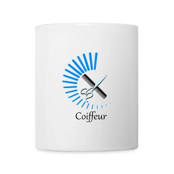 Coiffeur - Mug blanc - blanc - Devant
