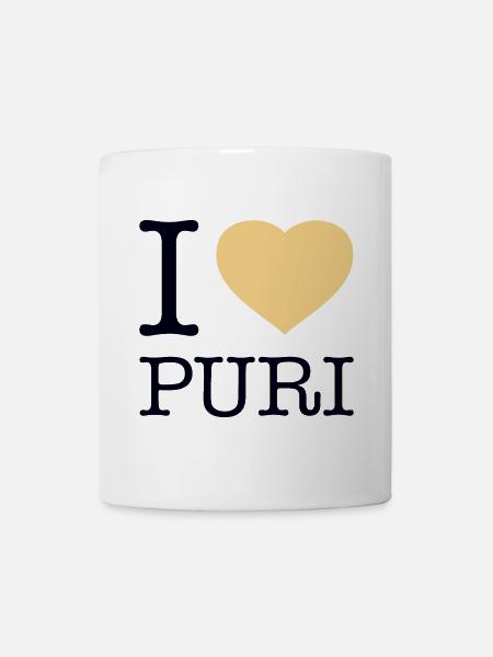 I LOVE PURI - Tasse - Weiß