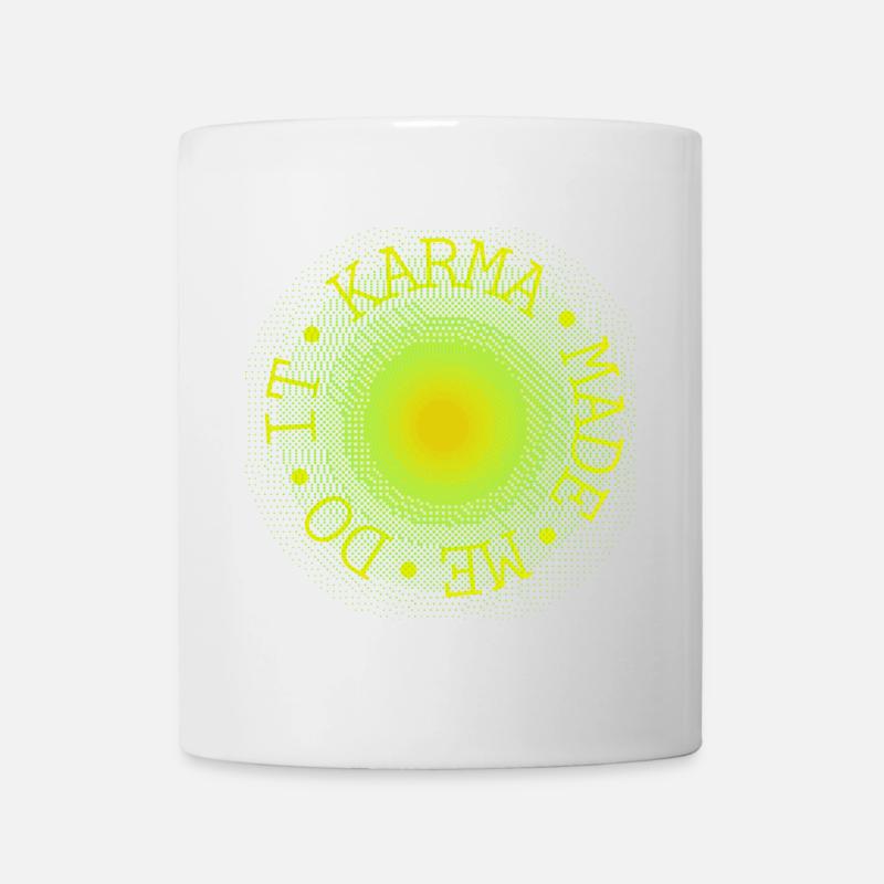 Neon Circle Sunburst - Mug - white
