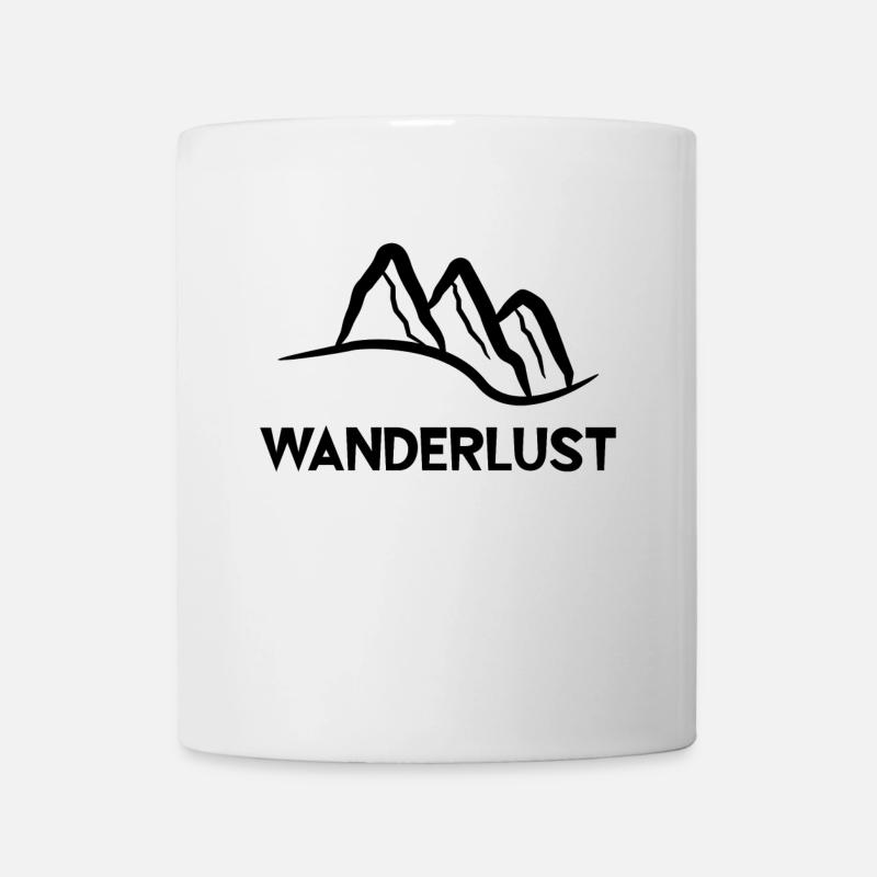 Wanderer Berggipfel Statement Gipfelkreuz Wandern - Tasse - Weiß