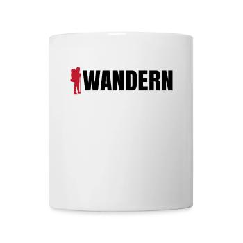 Wanderwege Wandern Spruch Touren Naturerlebnis - Tasse - Weiß - Vorne