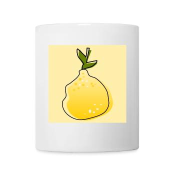 Zitrone - Tasse - Weiß - Vorne
