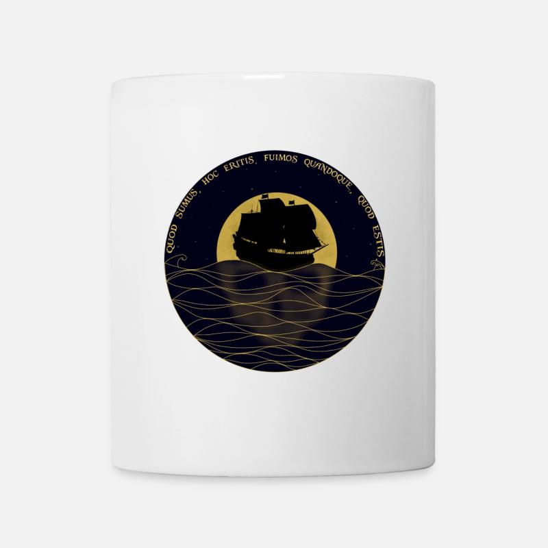 Quod sumus hoc eritis - Tasse - Weiß