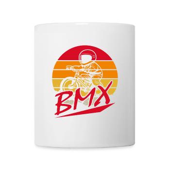 Bmx Rider Vintage Retro Hobby Sport Bike Chemise - Mug blanc - blanc - Devant