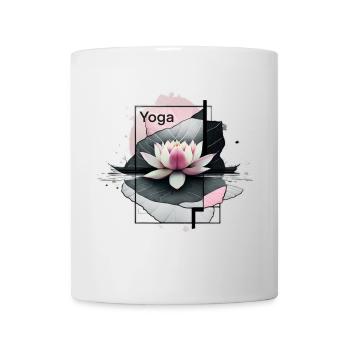 Yoga - Tasse - Weiß - Vorne