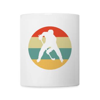 Hockey, Eishockey, Eishockey - Tasse - Weiß - Vorne