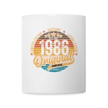 1986 Birthday born in 1986 Retro Vintage - Mug - white - Front