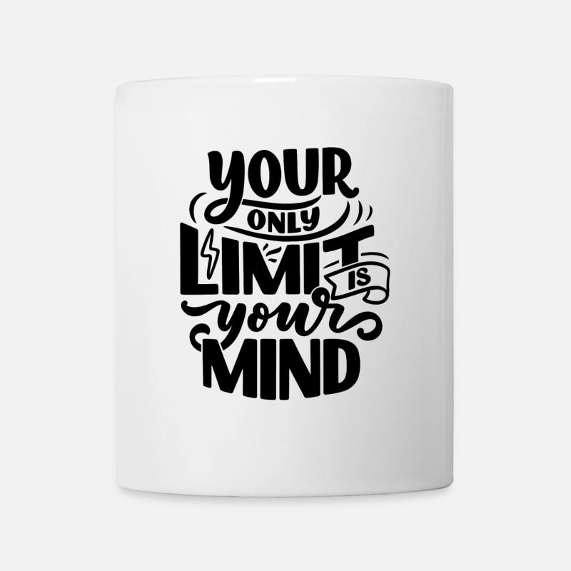 VOTRE SEULE LIMITE EST VOTRE - Mug blanc - blanc