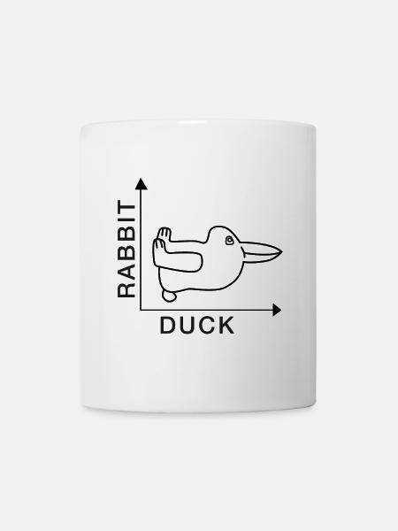 Rabbit - Duck - Nerdshirt - Tasse - Weiß