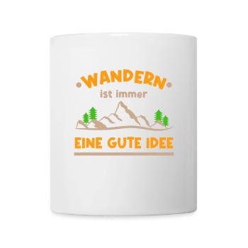 Nature Experience Hiking Statement Mountains Hiking Trails - Mug - white - Front