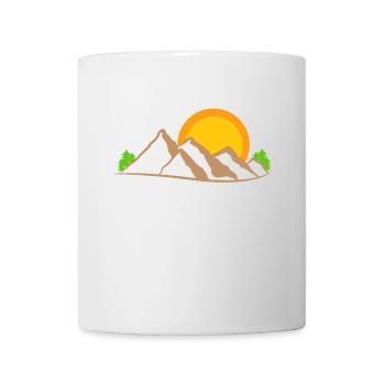 Naturerlebnis Wandern Berggipfel Natur Bergwandern - Tasse - Weiß - Vorne