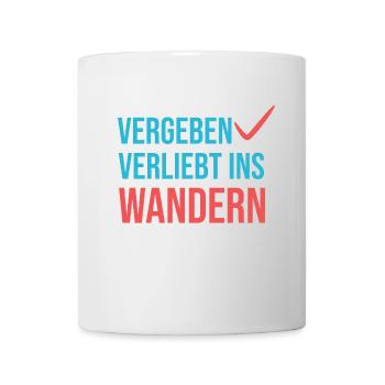 Wandern Klettern Statement Bergwanderung Wanderer - Tasse - Weiß - Vorne
