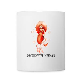 Orange-Water Mermaid - Mug - white - Front