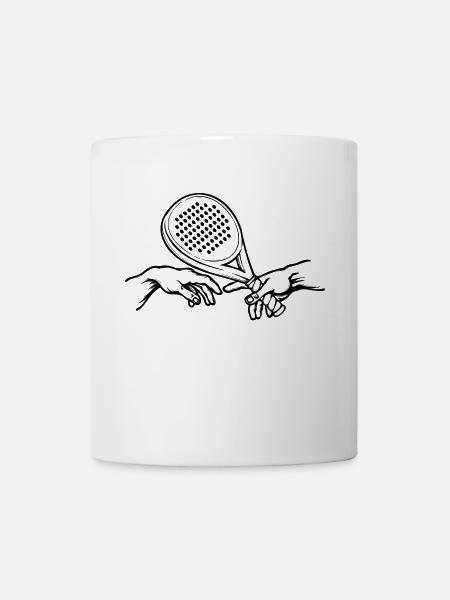 Tournoi de joueur Padel Game Padel Training Raquette - Mug blanc - blanc